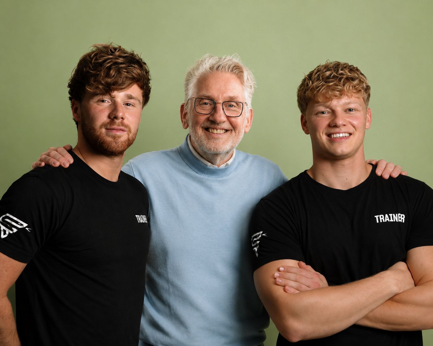 Bram, Wil en Carlo van Cobra Fit